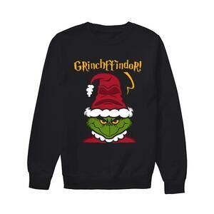 Grinchffindor Harry Potter Grinch Gryffindor Funny Crossover Sweatshirt